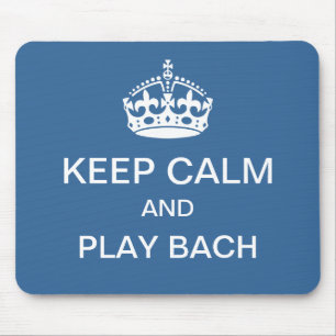 演劇のBachの穏やかなmousepadを保って下さい マウスパッド
