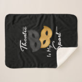 演劇は僕の趣味だ |劇場愛好家の贈り物 シェルパブランケット (正面(横))