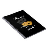 演劇は僕の趣味だ |劇場愛好家の贈り物 ノートブック (右側)