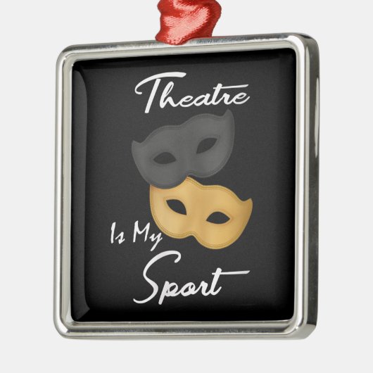 演劇は僕の趣味だ |劇場愛好家の贈り物 メタルオーナメント (左)