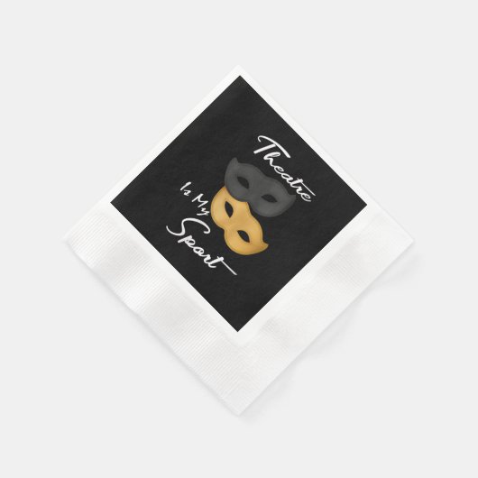 演劇は僕の趣味だ |劇場愛好家の贈り物 縁ありカクテルナプキン (角)