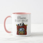 演劇は私のスポーツ俳優の女優ステージ劇遊だ マグカップ (左)