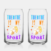 演劇は私のスポーツ俳優ドラマだ ガラス缶 (正面)