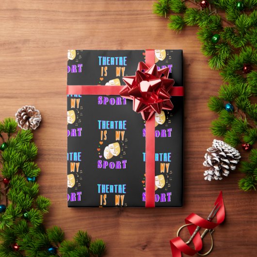 演劇は私のスポーツ俳優ドラマだ ラッピングペーパー (クリスマスギフト)