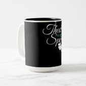 演劇は私のスポーツTeeミュージカル劇場俳優である ツートーンマグカップ (正面左)