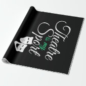 演劇は私のスポーツTeeミュージカル劇場俳優である ラッピングペーパー (アンロールド)