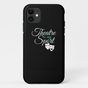 演劇は私のスポーツTeeミュージカル劇場俳優である iPhone 11 ケース