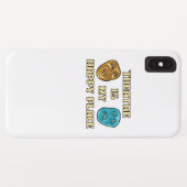 演劇は私の幸せな場所の俳優の女優ギフトおもしろい Case-Mate iPhoneケース (裏面(横))