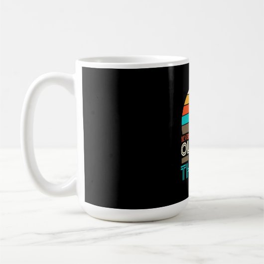 演劇を愛する老人 コーヒーマグカップ (左)