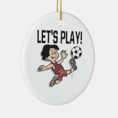 演劇を許可します セラミックオーナメント (右)
