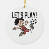 演劇を許可します セラミックオーナメント (正面)