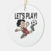 演劇を許可します セラミックオーナメント (左)