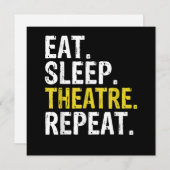 演劇を食べ、眠り、繰り返す俳優ギフト シーズンカード (正面/裏面)