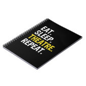 演劇を食べ、眠り、繰り返す 俳優 ドラマ ギフト ノートブック (左側)