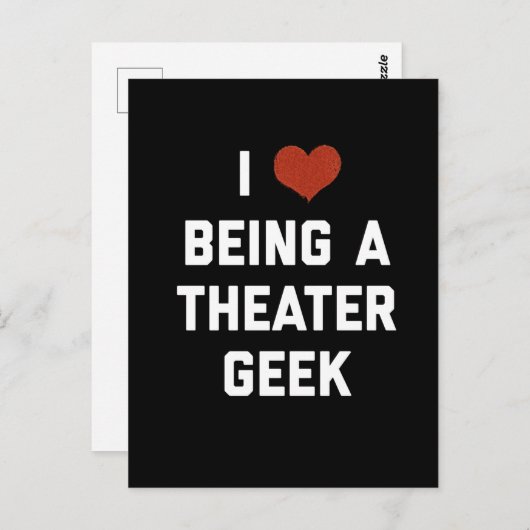 演劇オタクでいることが好き ポストカード (正面/裏面)