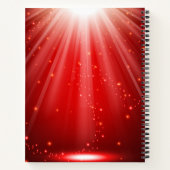 演劇カスタムや演劇部門ノート ノートブック (裏面)