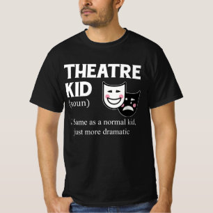 演劇キッドデフィニション俳優よりドラマチックな俳優A Tシャツ