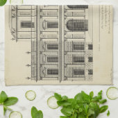 演劇スタイルファサードバイコレンキャンベル キッチンタオル (折り畳み)