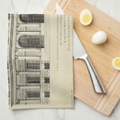 演劇スタイルファサードバイコレンキャンベル キッチンタオル (四つ折り)