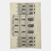 演劇スタイルファサードバイコレンキャンベル キッチンタオル (縦)