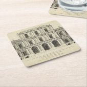 演劇スタイルファサードバイコレンキャンベル スクエアペーパーコースター (アングル)