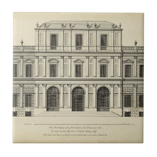 演劇スタイルファサードバイコレンキャンベル タイル (正面)