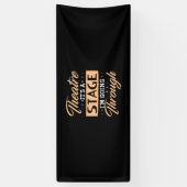 演劇ステージ俳優が通っている 横断幕 (縦)