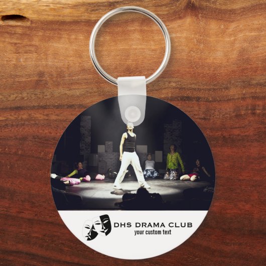 演劇ドラマクラブカスタムフォトコラージュ キーホルダー (正面)