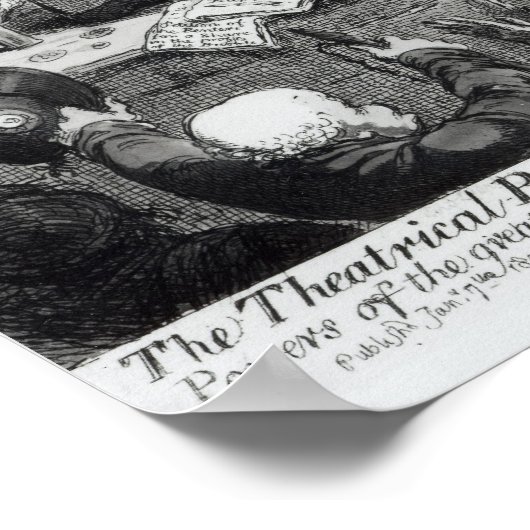 演劇バブル ポスター (角)