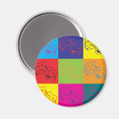 演劇ポップ・アートの芸術 マグネット (正面/裏面)