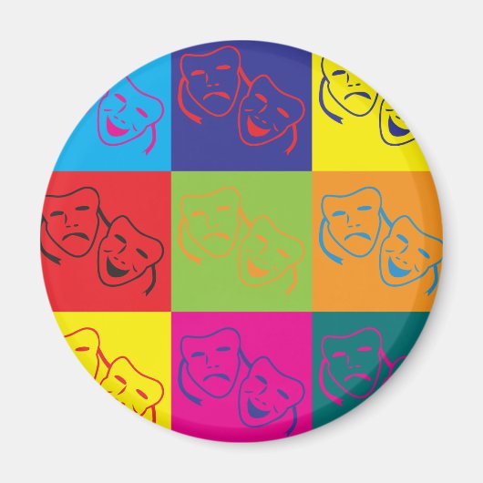 演劇ポップ・アートの芸術 マグネット (正面)