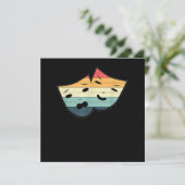 演劇マスおもしろいク演劇ステージ俳優シアターラブ サンキューカード (スタンド正面)