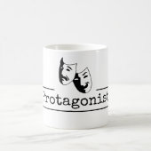 演劇マスクのドラマタイトル[主人公] コーヒーマグカップ (中央)