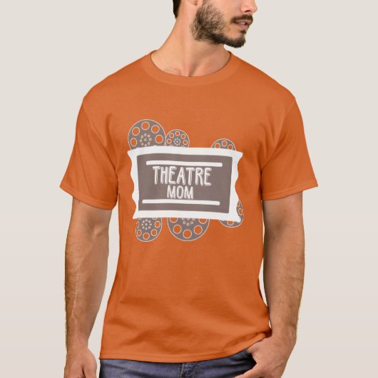演劇ママ俳優ギフト演技マザー Tシャツ (正面)