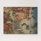 演劇ユーモアのあるプリント ジグソーパズル (横)