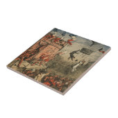 演劇ユーモアのあるプリント タイル (側面)