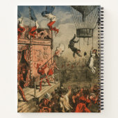 演劇ユーモアのあるプリント ノートブック (裏面)