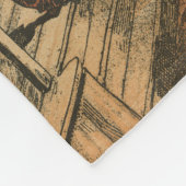 演劇ユーモアのあるプリント フリースブランケット (角)