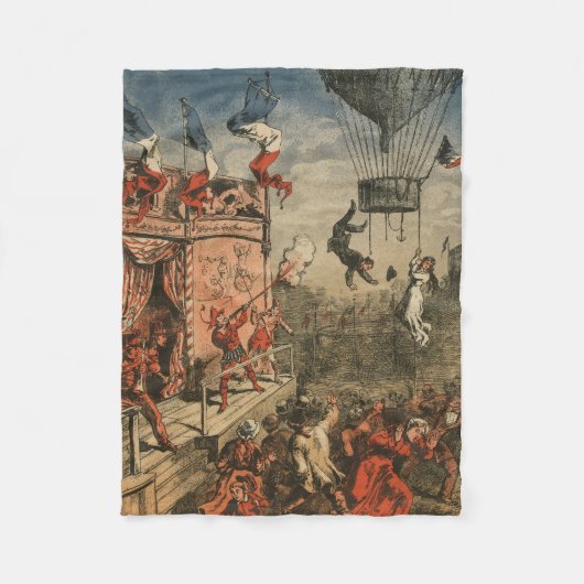 演劇ユーモアのあるプリント フリースブランケット (正面)