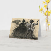 演劇人 カード (黄色い花)