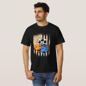 演劇俳優アメリカ国旗 Tシャツ (正面フル)