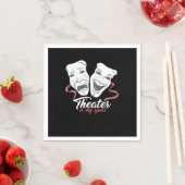 演劇俳優ブロードウェイ劇場撮影Acti スタンダードカクテルナプキン (インサイチュ)