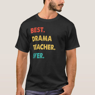 演劇先生職業レトロ劇先生 Tシャツ
