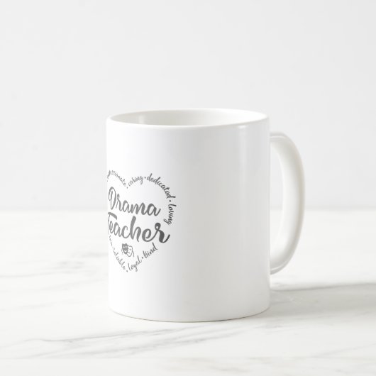 演劇先生、演劇、演説及び演劇 コーヒーマグカップ (正面右)