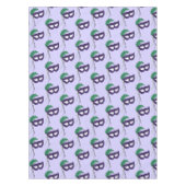 演劇劇場の仮面仮面マルディグラ テーブルクロス (正面)