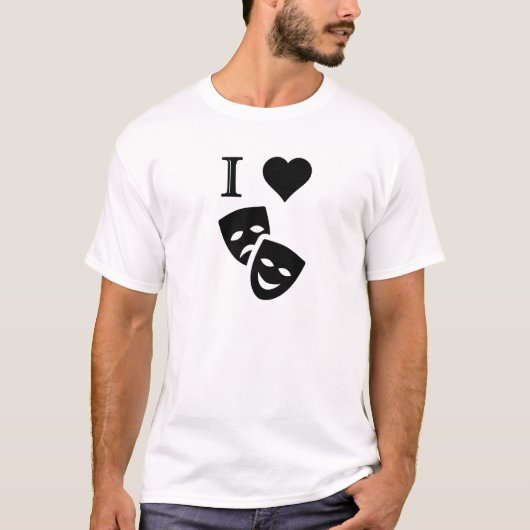 演劇大好き Tシャツ (正面)
