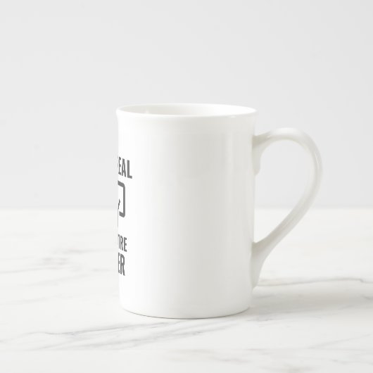 演劇実在先生 ボーンチャイナマグカップ (右)