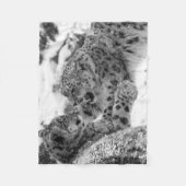 演劇戦いのユキヒョウの兄弟 フリースブランケット (正面)