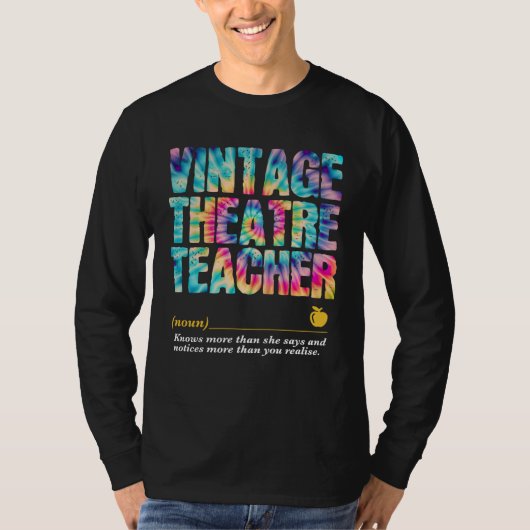 演劇教師感謝週間 バックトゥスクール Tシャツ (正面)