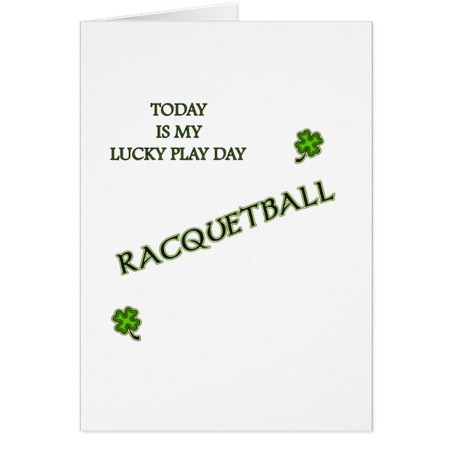 演劇日のラケットボール (正面)